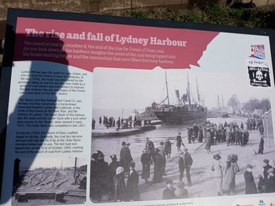 Lydney Harbour - Information Board